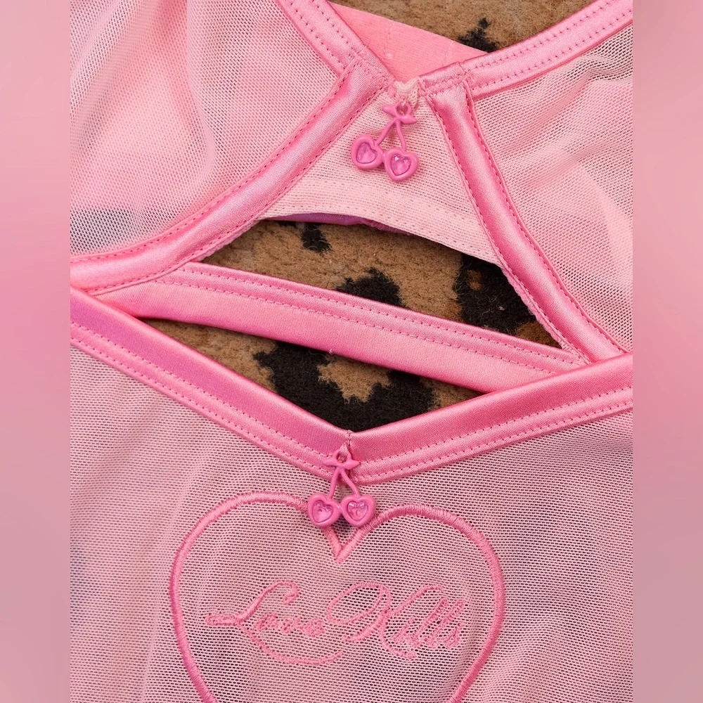Voight Meadow Bra Garter and Panty Lingerie Set NWT